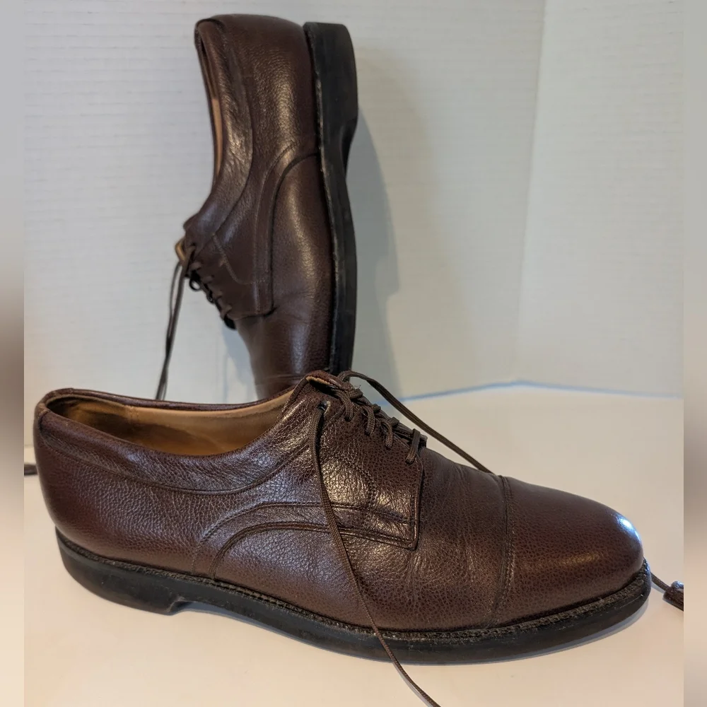 Johnston & Murphy | Shoes | Johnston Murphy Trampoline Brown Dress Shoes  Size Leather | Poshmark